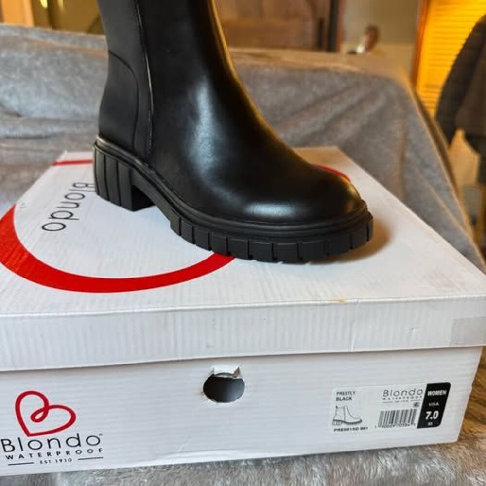 Blondo Prestly Waterproof Boots Booties NIB sz 7